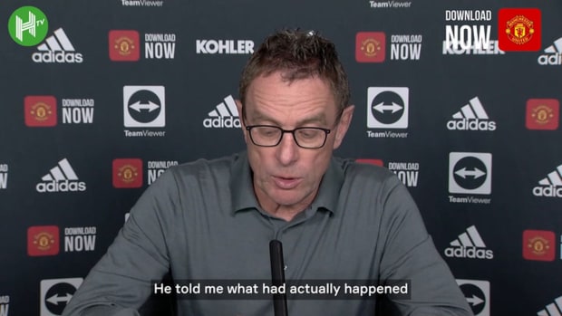 Rangnick on break-in at Lindelöf's house